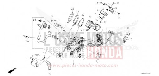 FAISCEAU DES FILS (CRF450RS/RWES/RXS) CRF450RXS de 2025